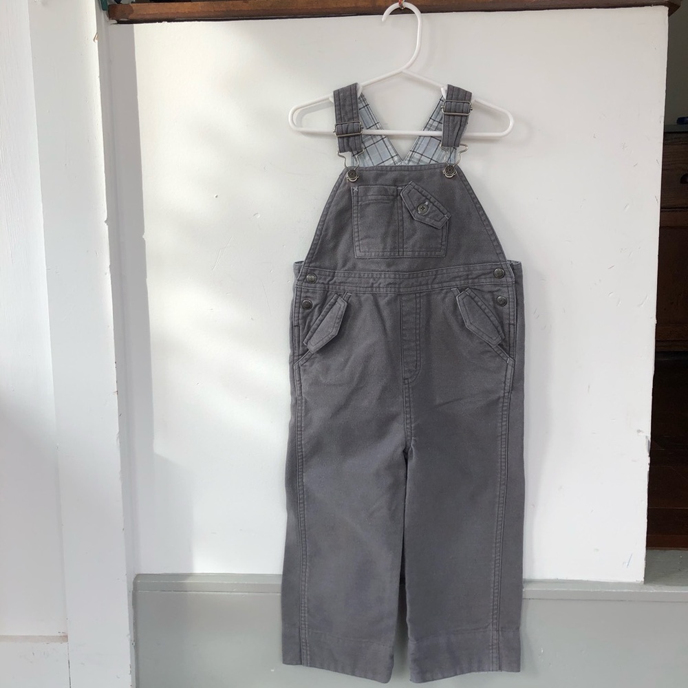 🏹GUC- Grey Flannel Overalls